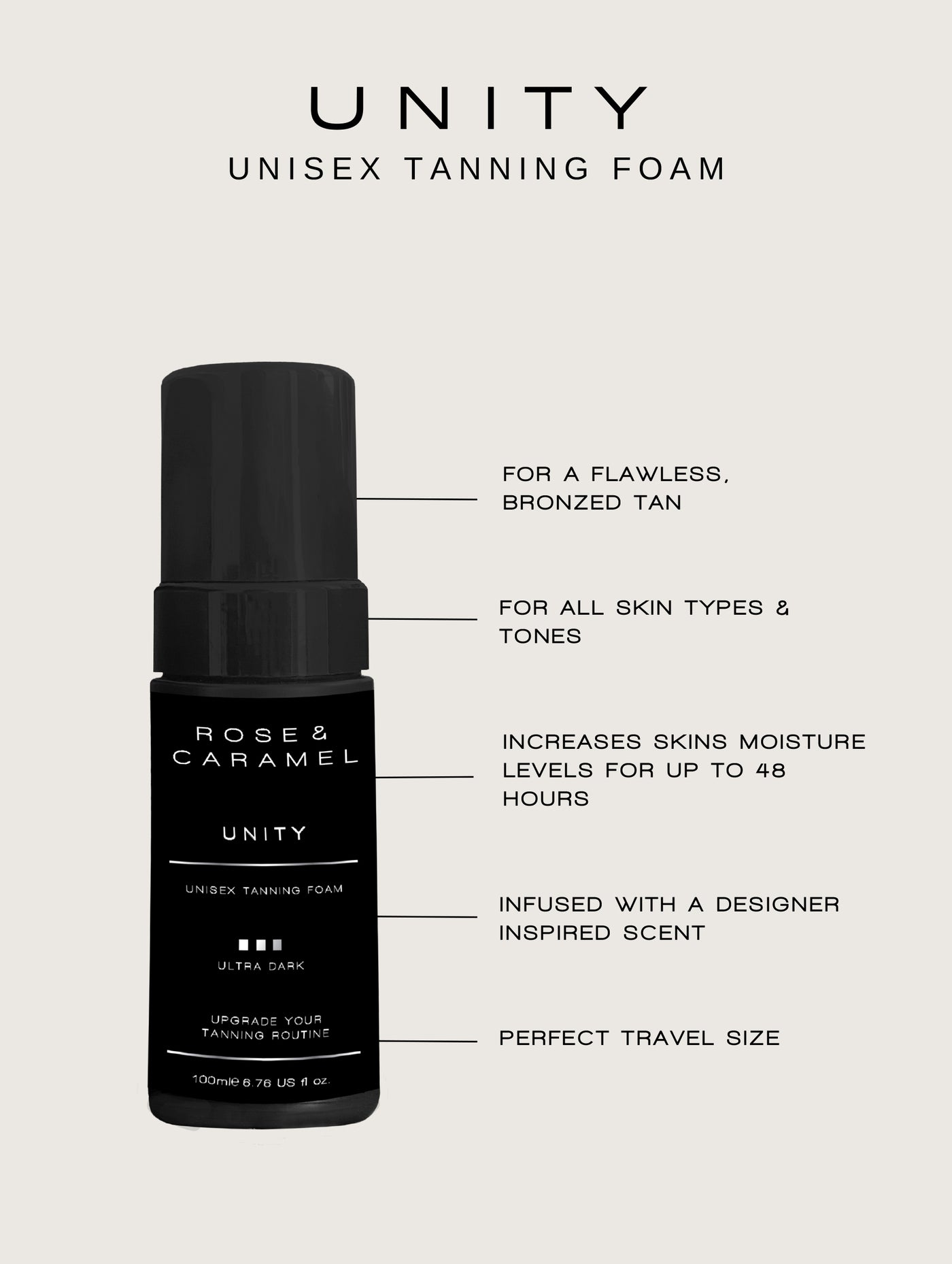 Unity - Unisex Tanning Foam 100ml